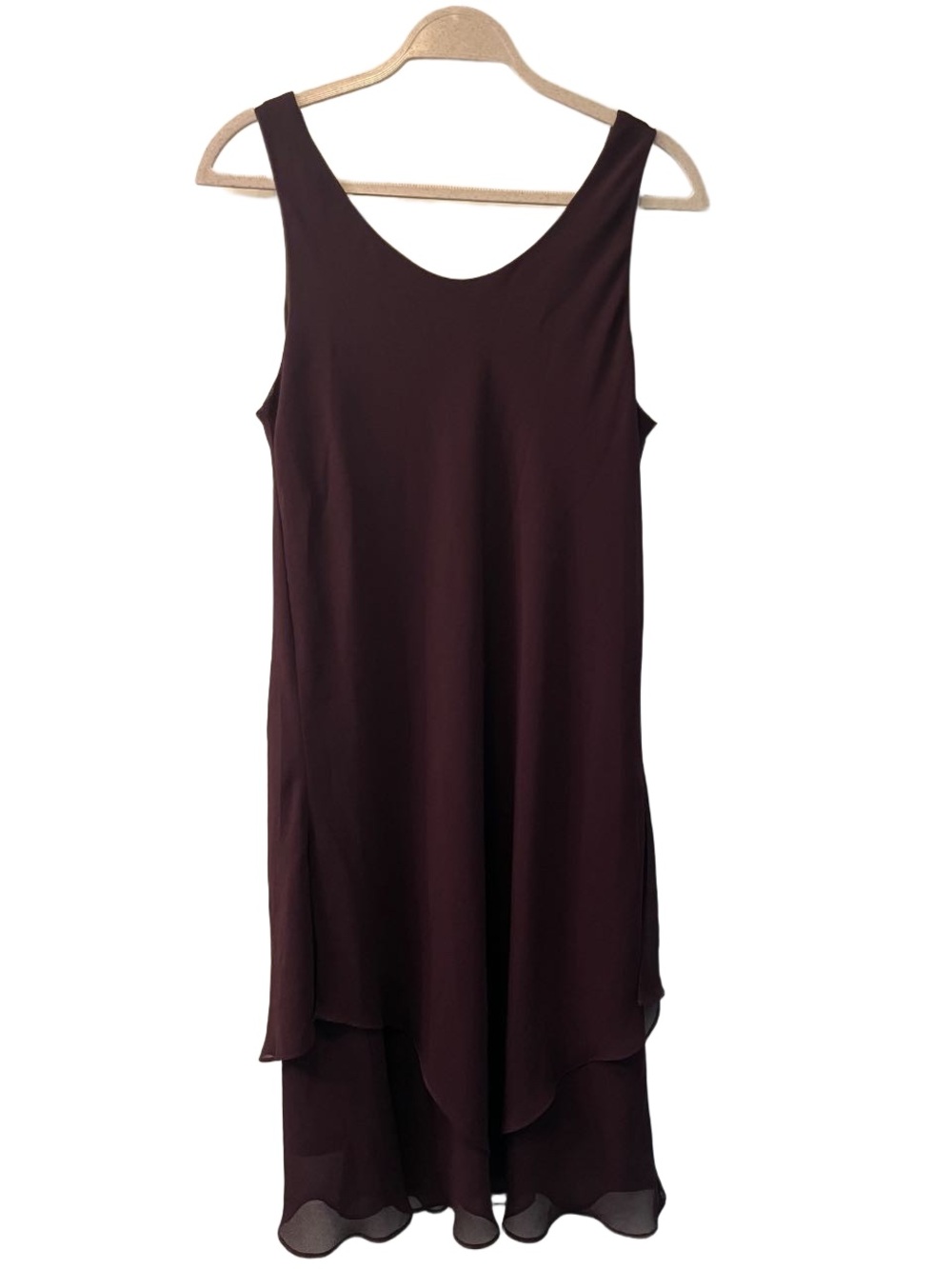 Ursula of Switzerland Sleeveless Midi Dress in Brown